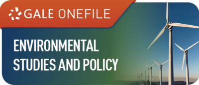 Image for Environmental Studies and Policy (Gale OneFile)