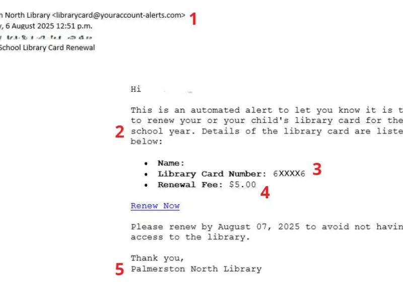 Scam email
