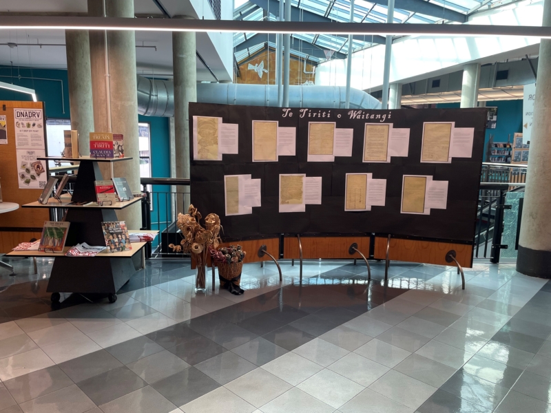 Te Tiriti display