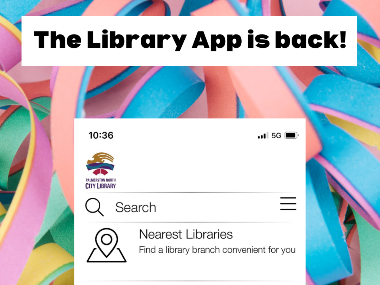 Library app is back