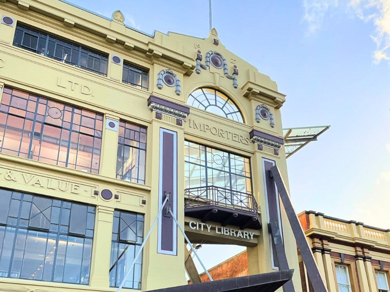 Library facade