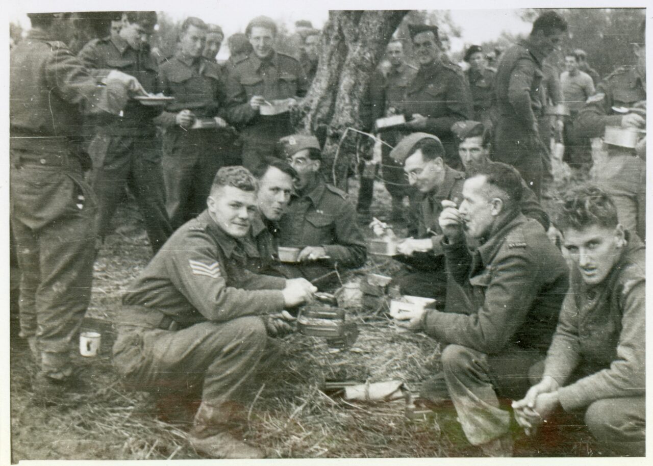 9 8 2019 3 1 Group of soldiers enjoying their Christmas dinner