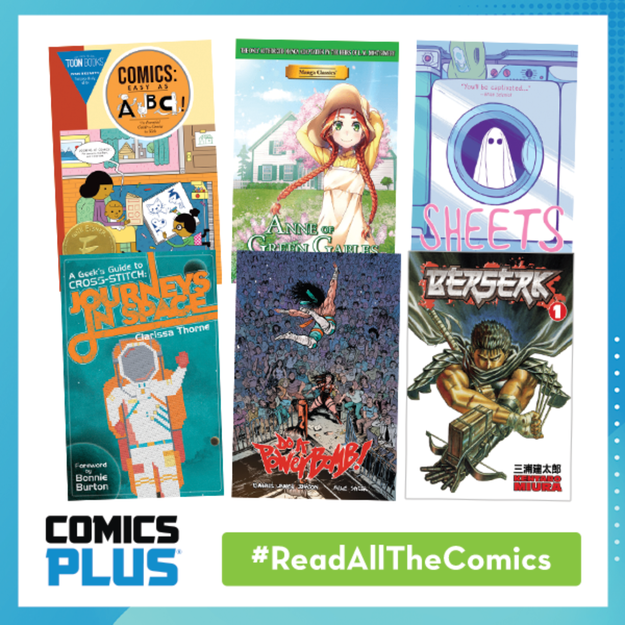 Comics plus square