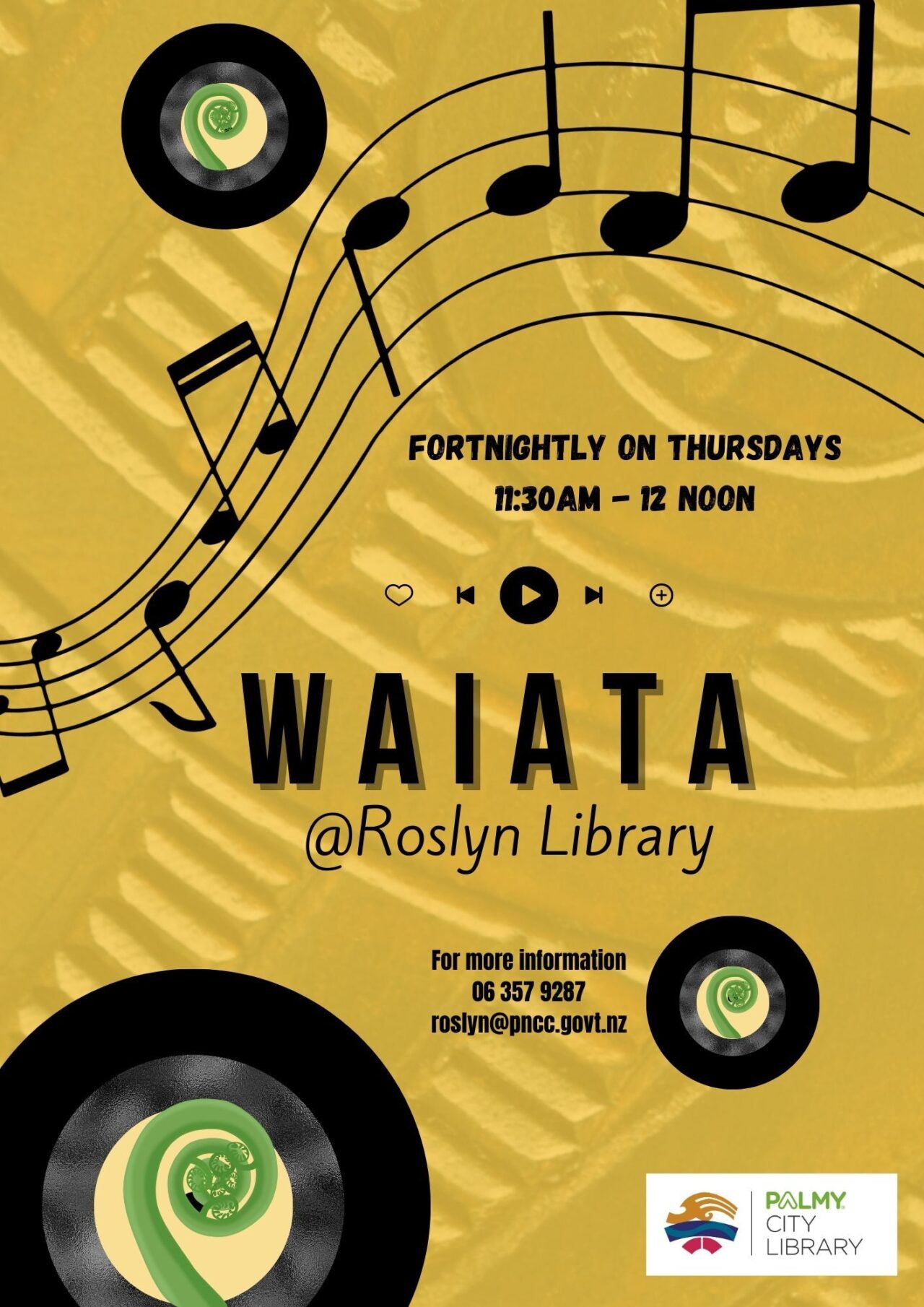 Waiata Roslyn Library 2024