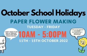Image for School Holidays: Paper Flower Making
