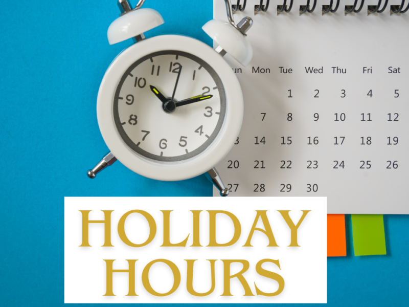 Holiday hours square