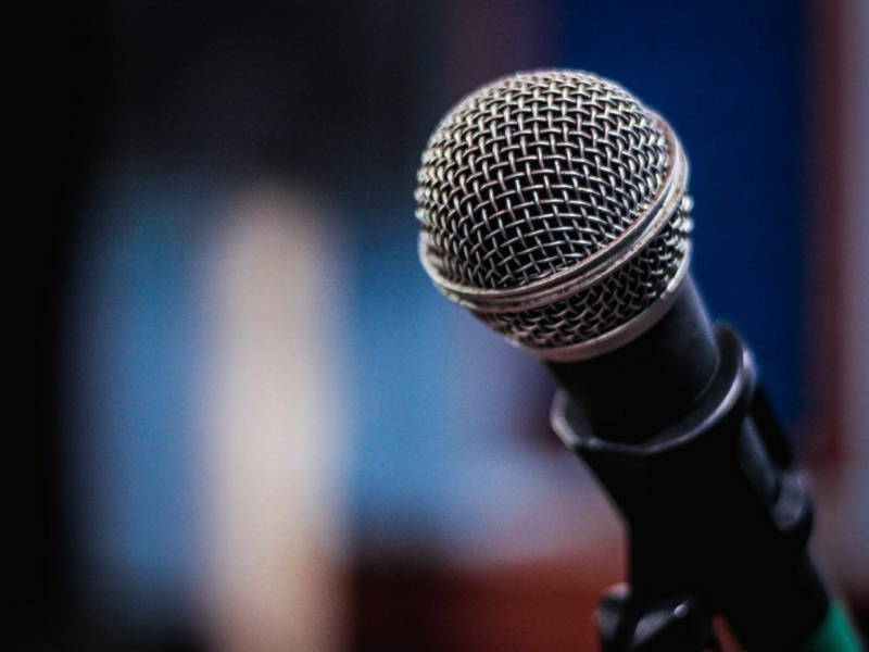 Website image placeholder mic