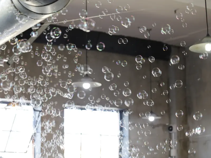 Bubbles windows pipe